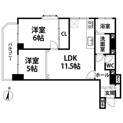 間取図※現況を優先します