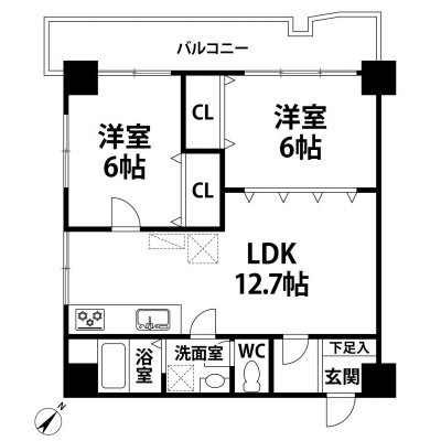 間取図※現況を優先します