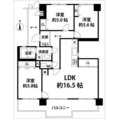 間取図※現況を優先とします