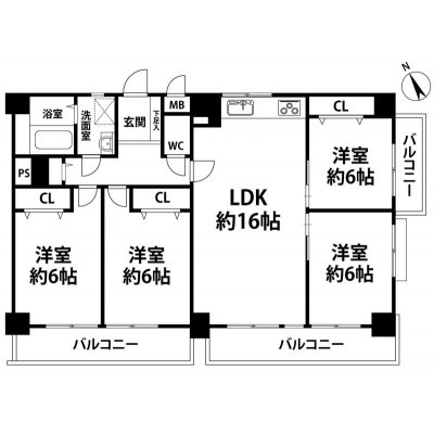 間取図※現況を優先します