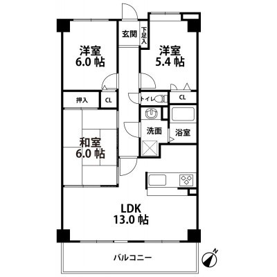 間取図※現況を優先します