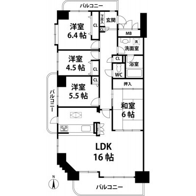 間取図※現況を優先します