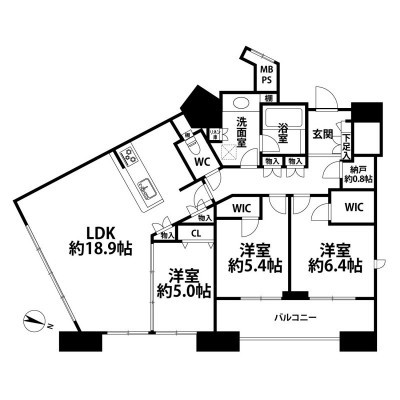 間取図※現況を優先します