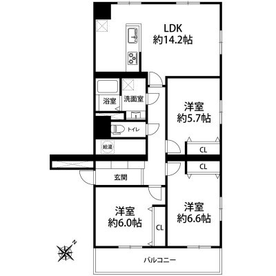 間取図※現況を優先します