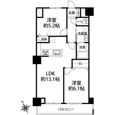 間取図※現況を優先します