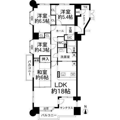 間取図※現況を優先します