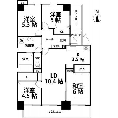 間取図※現況を優先します
