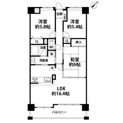 間取図※現況を優先します