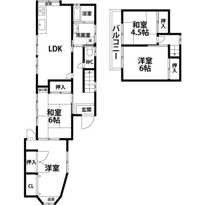 間取り図※現況を優先とします。