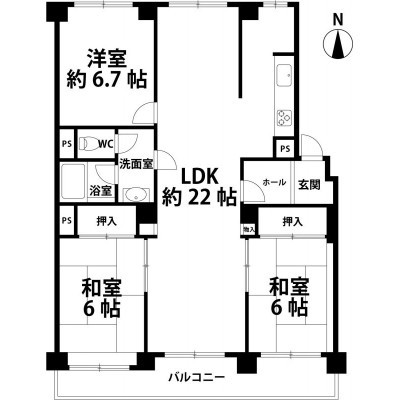 間取図※現況を優先します