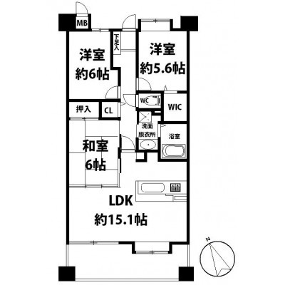間取図※現況を優先します