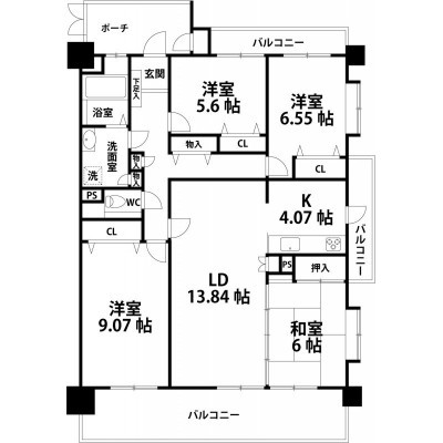 間取図※現況を優先します