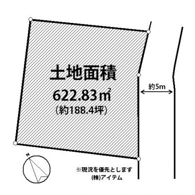 区画図※現況を優先とします
