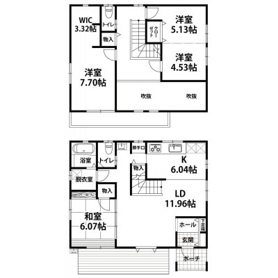 間取図※現況を優先します