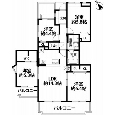 間取図※現況を優先とします