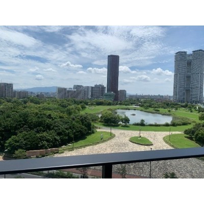公園が見渡せ緑に癒されます♪