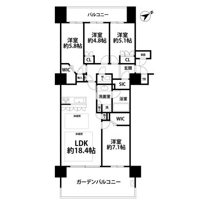間取図※現況を優先とします