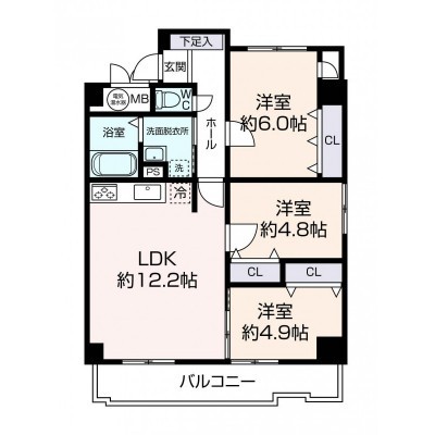 間取図※現況を優先とします