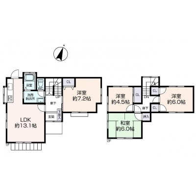 間取図※現況を優先とします
