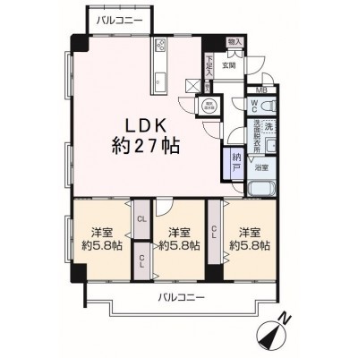 間取図※現況を優先とします