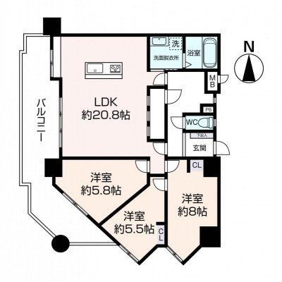 間取図※現況を優先とします