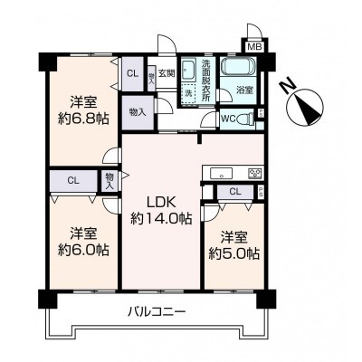 間取図※現況を優先とします