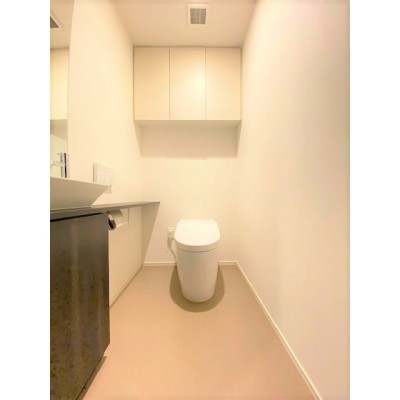 衛生面も安心の手洗い場付きトイレ!(新居時の写真)