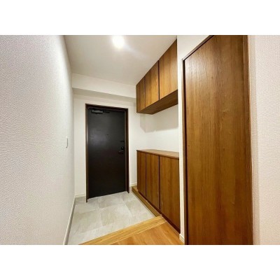 隠す収納で生活感オフ!玄関まわりがすっきり☆*