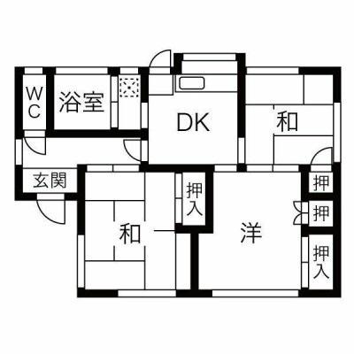 1号間取図