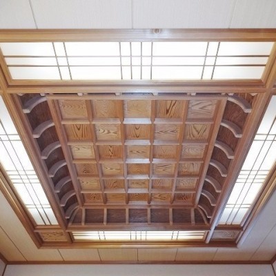 和室天井の細工も見事です!