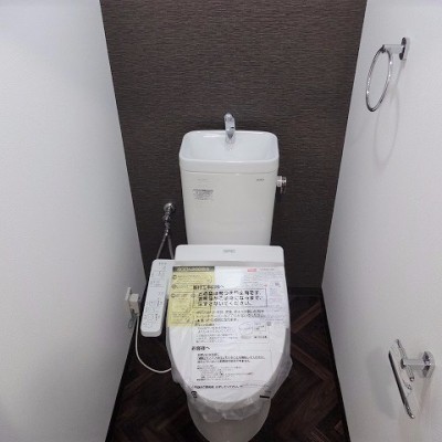 温水洗浄機能付きトイレへ交換済み!