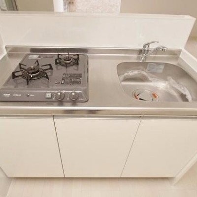 2口ガスコンロで使いやすい♪