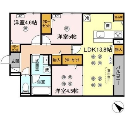 apartment この地域の家賃相場
福岡県大野城市東大利2丁目402
