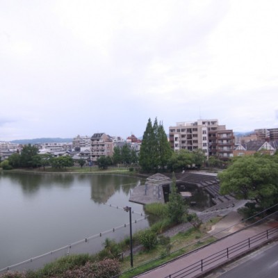 メインバルコニーからの眺望。絶景です。