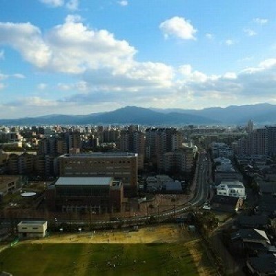 南側バルコニーからの眺望です。