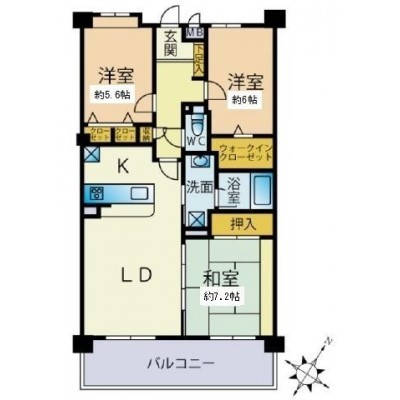 LDK:約15.2帖