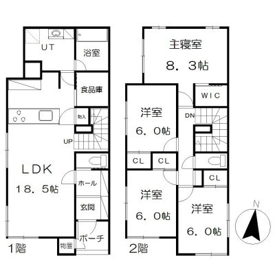 収納の多さ、陽当りの良さが魅力です。