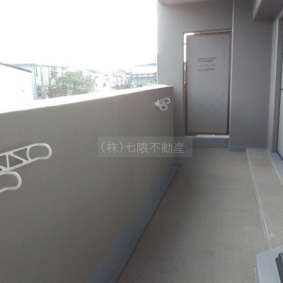 陽当たりの良いベランダ