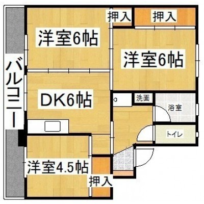 間取りは現況を優先いたします。