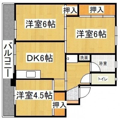 間取りは現況を優先いたします。