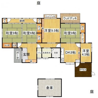 間取りは現況を優先いたします。