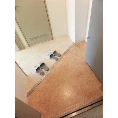 落ち着いた玄関です