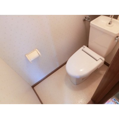 清潔感のあるトイレです