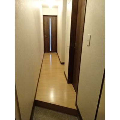 明るい玄関です