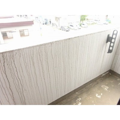 外からの目が気にならないバルコニーで洗濯物が干せます