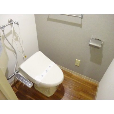ゆったりとした空間のトイレです