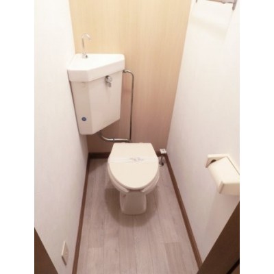 清潔感のあるトイレです