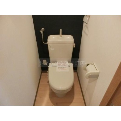 ゆったりとした空間のトイレです