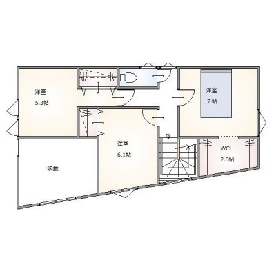 2階間取図