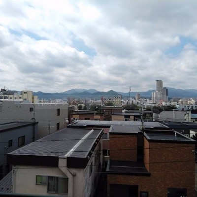 バルコニーからの眺めです。